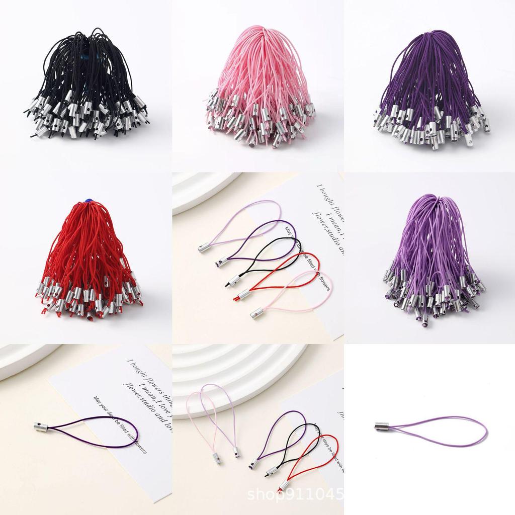 Handmade Colorful Phone Lanyard Toy Doll Pendant Chain | DIY Mobile Phone Accessory