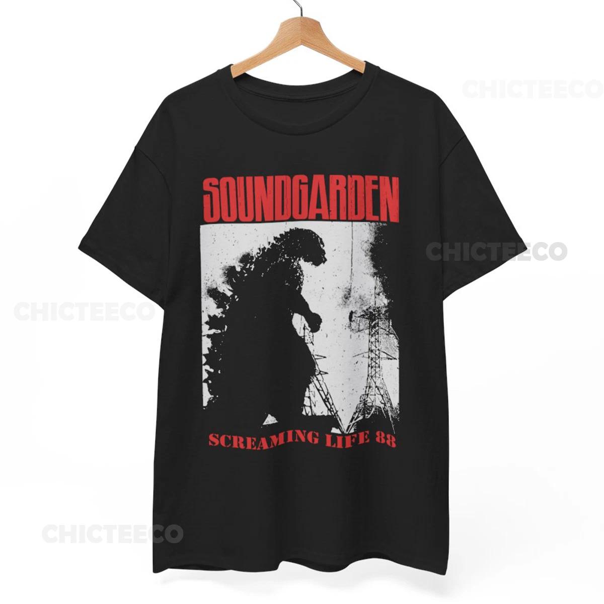 Soundgarden Screaming Life 88 T-Shirt - Soundgarden Shirt, Tour Unisex Tee Shirt 3XL
