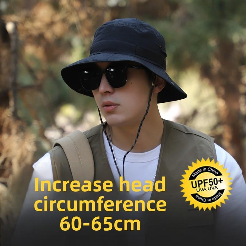 Sun Protection Fisherman Hat With Large Brim For Summer Travel And Outdoor Activities