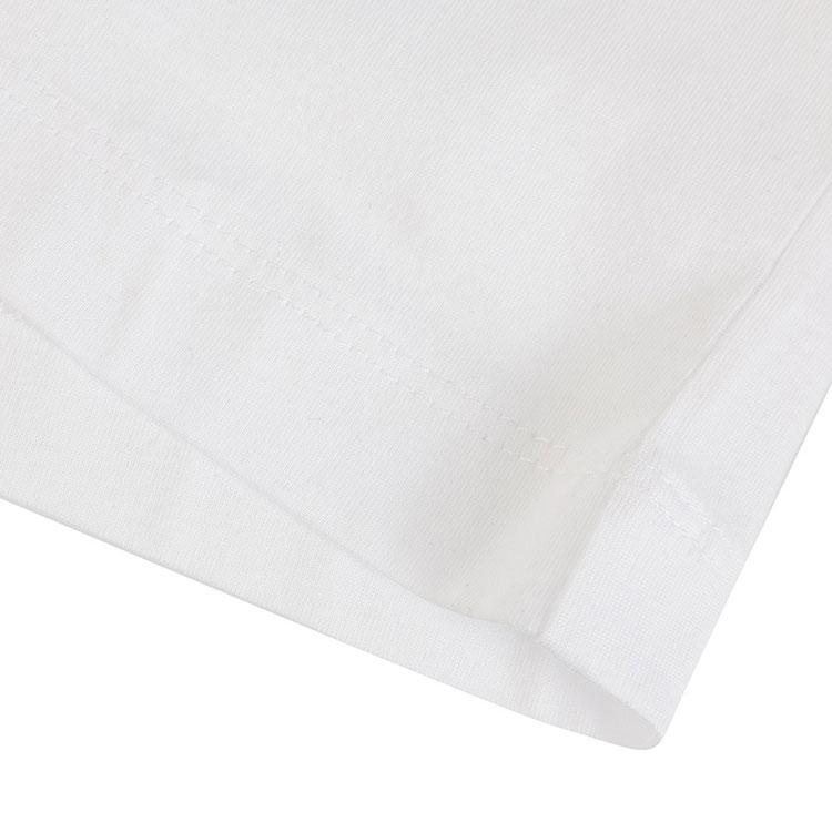 Emporio Armani EA7 T-Shirts Men's White Crew Neck Moderate Straight Fit 3LPT71-PJM9Z-1100