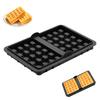 Waffle Maker Mold Air Fryer Silicone Baking Tray Non-Stick Cookie Tray Waffle Making Mold For Cookie Cake Dessert Pancake