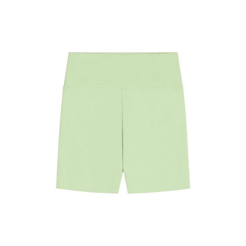 

Women s High Waist Belly Contracting and Close-Fitting Slim Looking Hip Lifting Safety Pants Three-part pants Matcha Green M