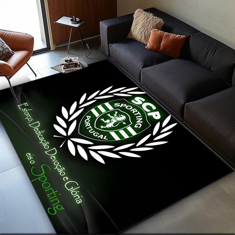 1PC rug Sporting Portugal Crest Carpet, Chair Rug,Area Rug for Office Bedroom living rooms bedroom, Doormat decor Christmas fan gifts