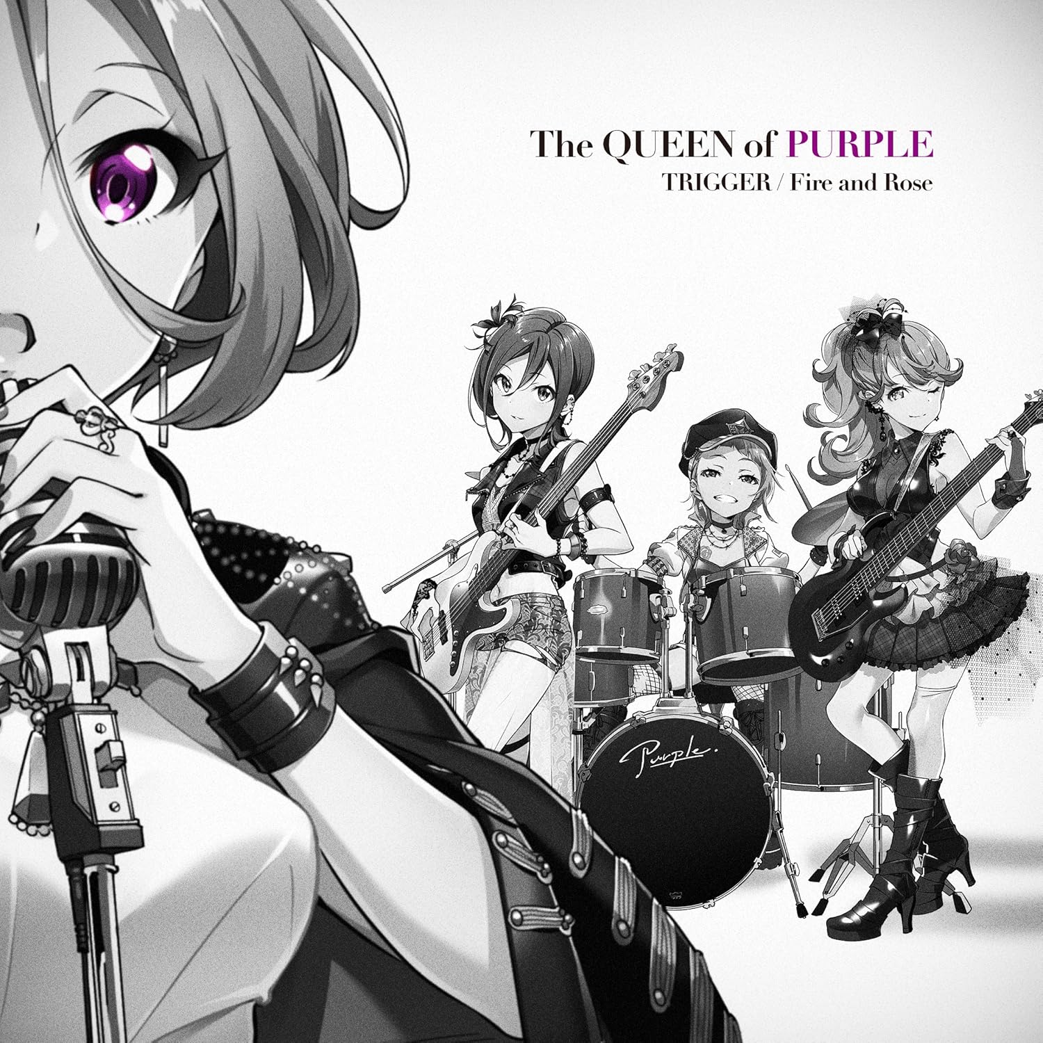 

CD QUEEN OF PURPLE TRIGGER Fire And Roseshokaigente VIZL1064 2016 Japan ObiAnimeGame Used