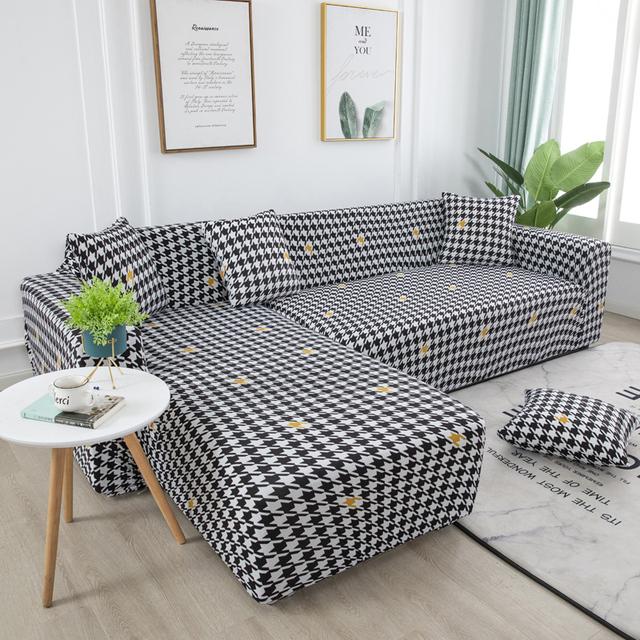 Sofa Slipcovers Sofa Covers For Living Room Housse Canape Elastic Sofa Cover Stretch Sectional Couch Cover 