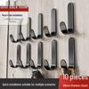 Strong Adhesive No-Punch Wall Hooks for Kitchen & Bathroom - No-Trace, Heavy-Duty Hanging Solution