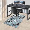 1 Stück Katzen Blumen Extra Groß Rutschfester Teppich, Büro, Familie, Schlafzimmer, Studio - Großer TeppichJ0332