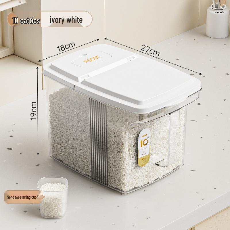 Pojemnik do przechowywania ryżu i mąki, odporny na owady i wilgoć
