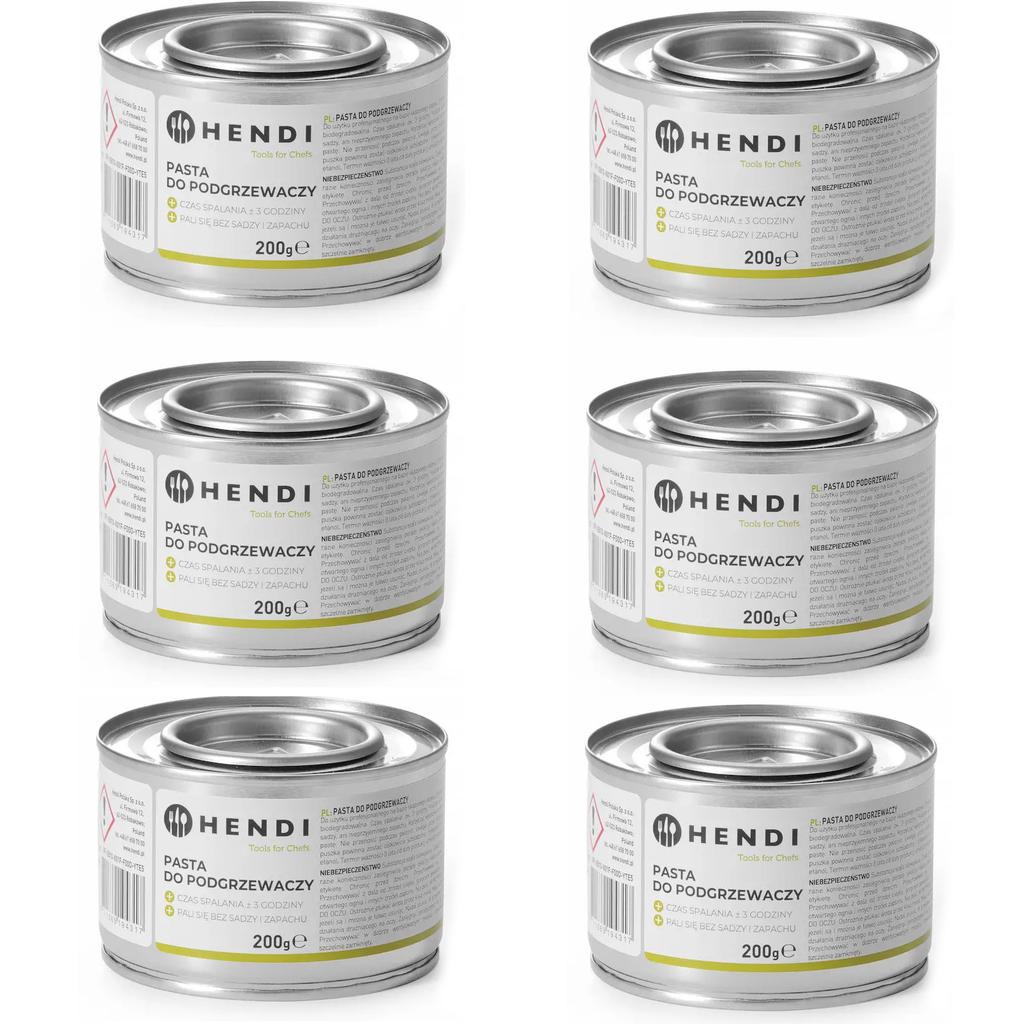 Bio Ethanol Paste For Canned Food Warmers, Set Of - Hendi 194357