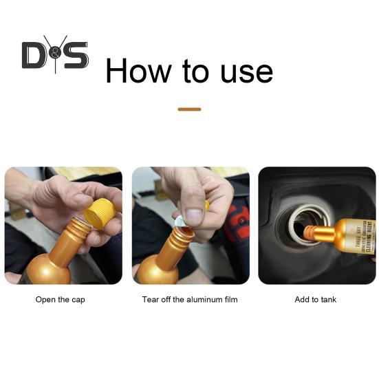 Catalytic Converter Cleaner 120ml Fuel Efficiency Enhancer Fuel And Exhaust System Cleaner Oil Additive Exhaust Pipe Carbon Removal Cleaner Auto