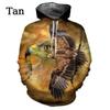 Animal Print Men's Versatile Hooded Sweatshirt Stylish Comfortable Hoodies Sweatshirts Men’s