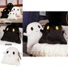 Halloween Sickle Ghost Plush Toy With Short Flannel Fabric For Holiday Decor And Gift Giving