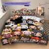 3pcs Harry Potter's Friends and Foes Bedding Set 1 Soft Quilt Cover + 2 Pillowcases,  Suitable for All Seasons.H051