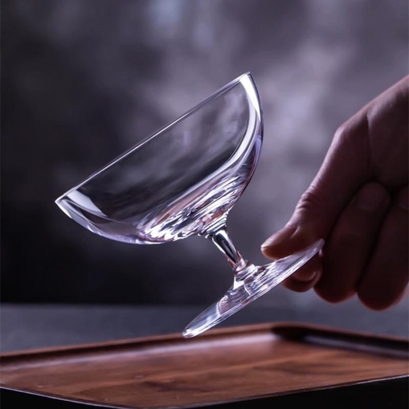 Kimura Short-Leg Ultra-Thin Classic Cocktail Glass Crystal Creative Small Wine Glass Stemware