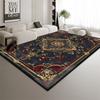Persian Style Big Size Carpet Living Room Fluffy Antiskid Bedroom Decoration Rug Easy Clean Entrance Door Mat Machine Washable