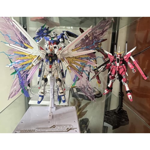 HG Wings of Light & Base Set for Mighty Strike Freedom Gundam, Modified Parts, Wings of the Sky, Mobile Suit Gundam SEED Freedom Destiny 1/144, AKO Ho