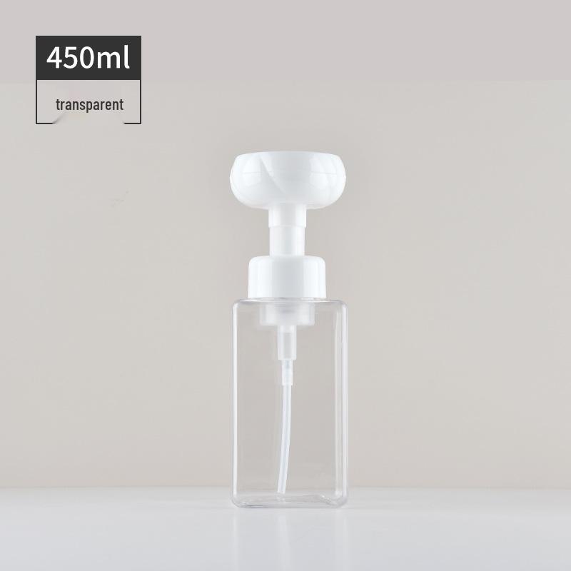 Square PETG Foaming Pump Bottle for Hand Sanitizer or Cosmetics (250ml, 450ml, 650ml)