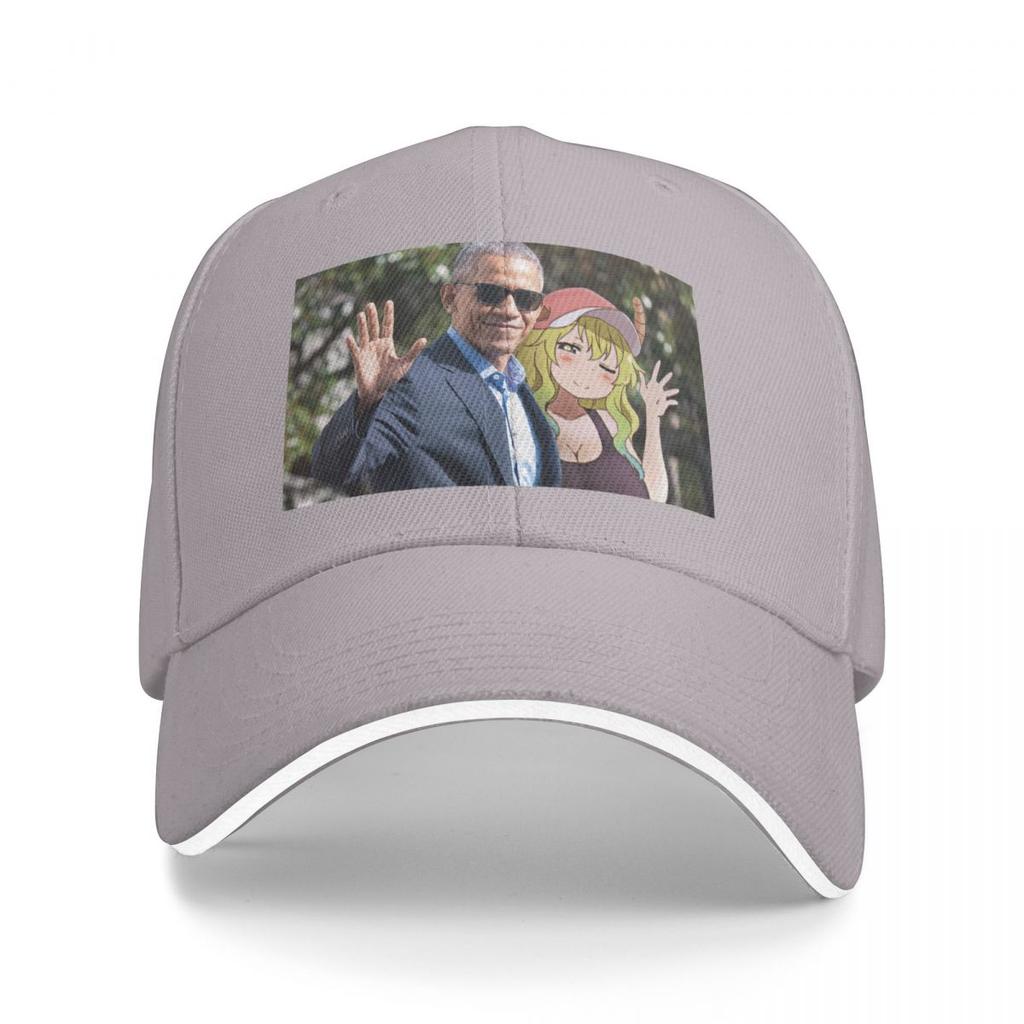 Obamas Dragon Maid Baseball Cap Trucker Hat Sailor Cap for Unisex Womens Golf Wear Unisexs