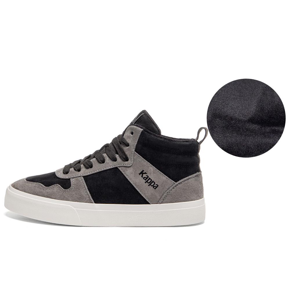 Kappa Fleece Lined Warm Non-Slip Durable High-Top Skate Shoes Unisex Sneakers Black K0DZ5CC55CJ1-990