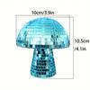 Mushroom Disco Ball Mirror Reflective Home Decoration Crafts Mushroom Ornaments Technology Bar Atmosphere Decoration Miniatures