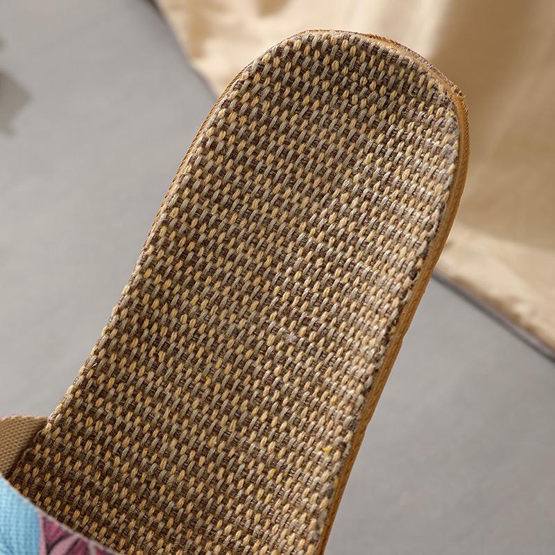 New Fashion Retro Summer Linen Slippers