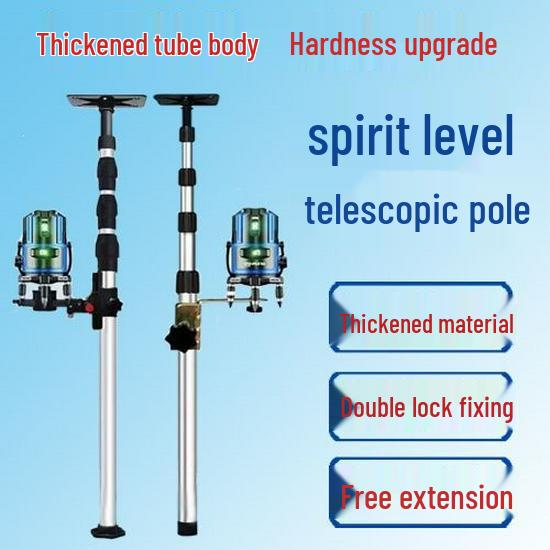 Infrared Telescopic Leveling Bracket for Woodworking and Ceiling Support