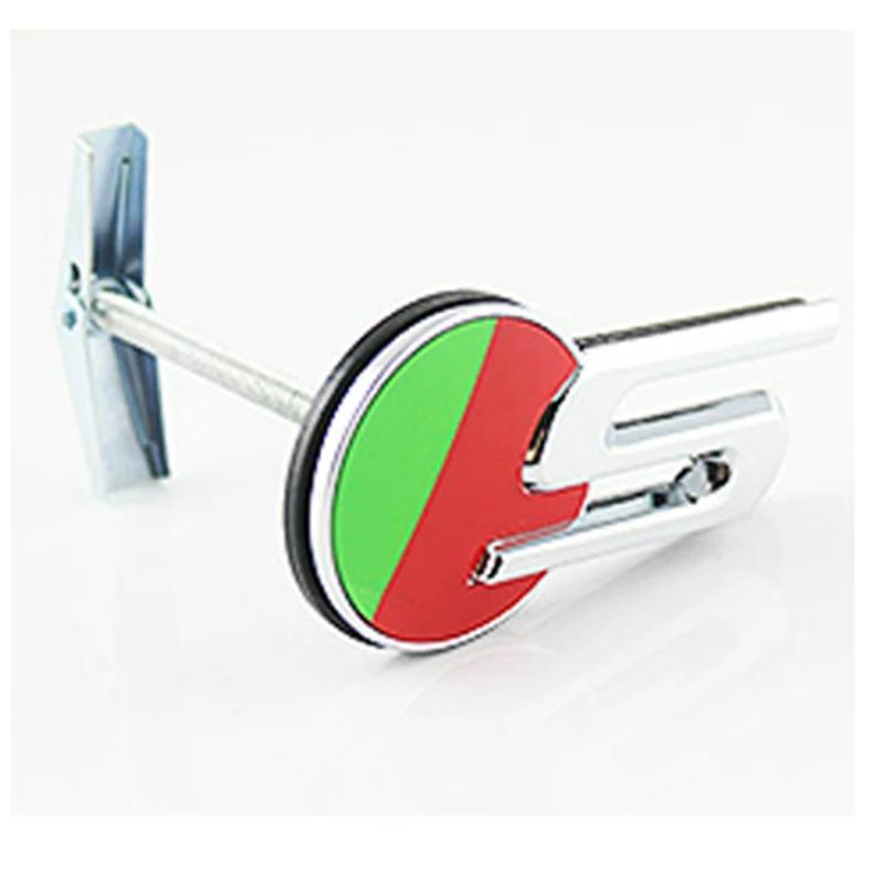 

Металлический значок на решетку радиатора гоночного автомобиля для F-PACE F-TYPE E-PACE XE XF XJL RS Sport, эмблема, наклейка с логотипом, аксессуары S Fornt Grille Badge