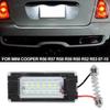 1PC for Mini Cooper R56 R57 R58 R59 R50 R52 R53 07-15 Car Canbus LED License Number Plate Light Assembly New