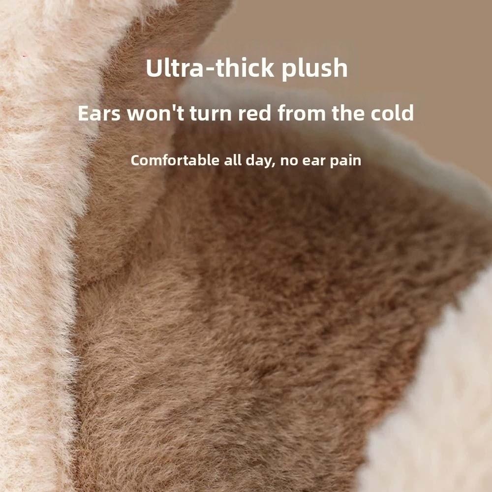 Windproof Ear Warmers Thickened Thermal Ear Covers Plush Ear Warmers Winter Earmuffs  Skiing