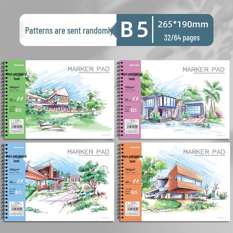 

Утолщенный скетчбук формата А4 для маркеров для искусства и рисования