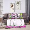 Cartoon Diddl Diddlina Plush Blanket Kids  Flannel Throw Blanket For Living Room Warm Soft Custom Quality Bedspread Gift