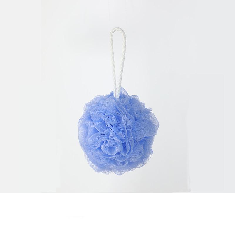Premium Enlarged Durable Bath Ball - Soft, Solid Color, Non-Dispersing Foaming Net for Effective Back Rubbing and Bathing