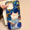 Cat in Traditional Dress with Gold Accents,Funda Phone Case For iPhone 17 Air 16 15 13 12 11 ProMax Pro Plus, Anti-Fall Cover