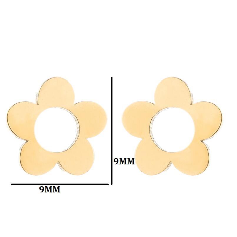 Plum Blossom Earring For Women Free Shipping Hypoallergenic Surgical Steel Ear Piercing Flower Shaped Girl Earrings Pendientes
