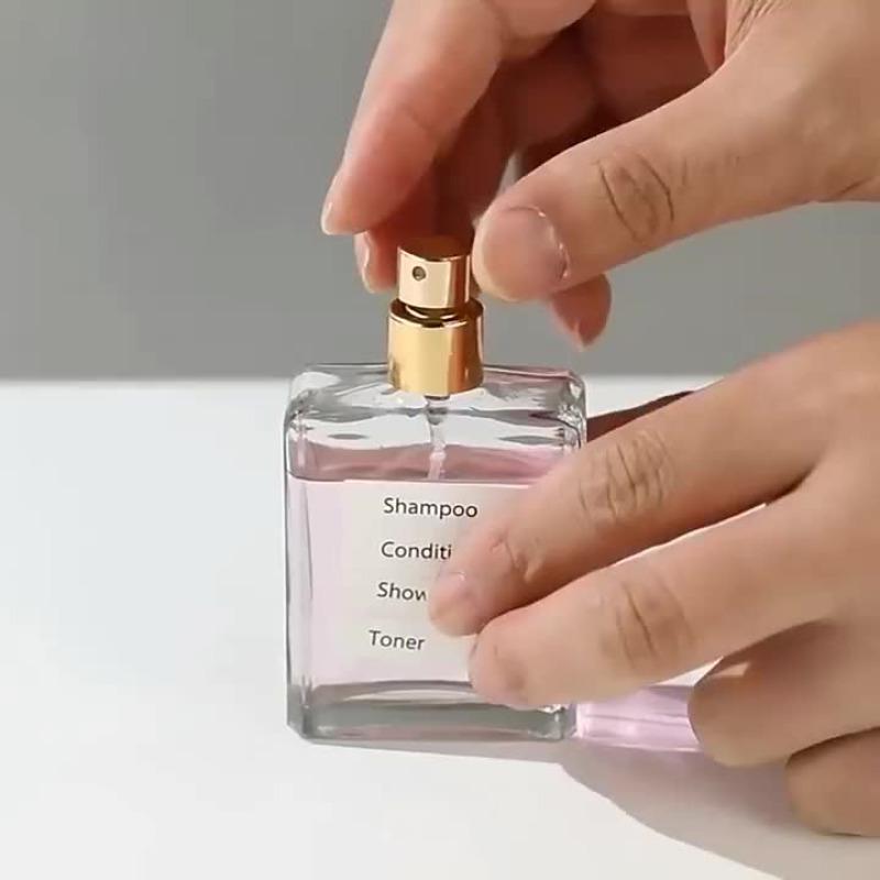 1/2/3PCS Portable Refillable Perfume Dispenser Pump - Plastic Unscented Cosmetic Atomizer, Perfume Packaging Artifact