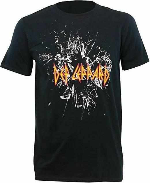 Def Leppard Shatter Logo T-Shirt | Classic Rock Heavy Metal Band Tee Size S-4xL XL