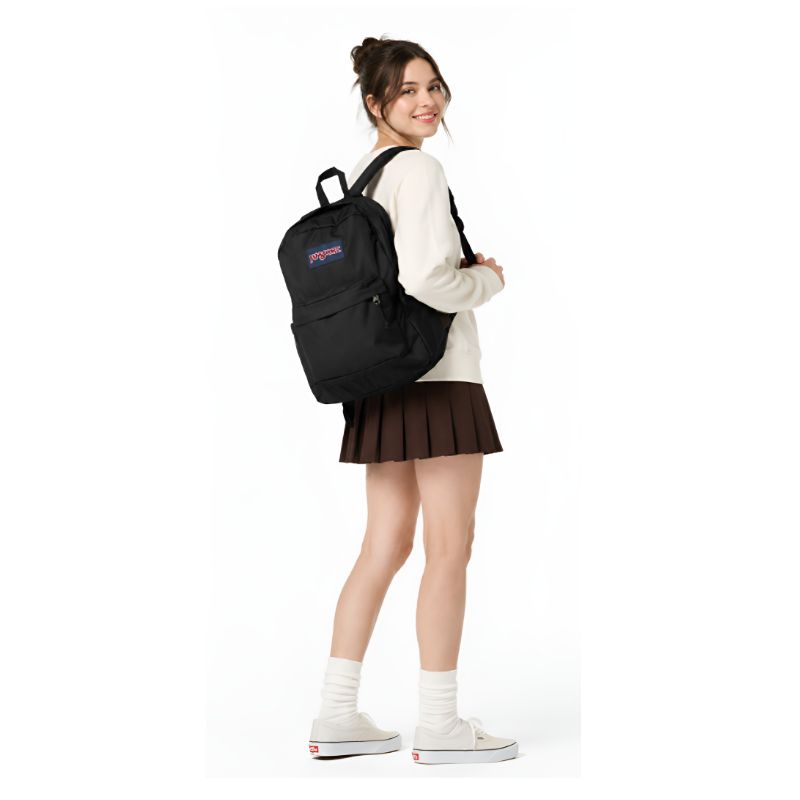JanSport Beyond Pack Backpack 20L – Black | Lightweight Everyday School & Travel Backpack