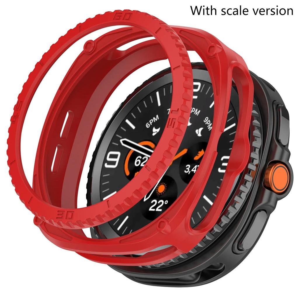 New Silicone Case For Samsung Galaxy Watch 8Classic 46 Protective Cover Shell Watch Strap Watch 8 Soft TPU Protector Accessories