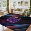 Trabzonspor FC Design Crystal Velvet Rug Soft Decorative Mat for Bedroom Entrance