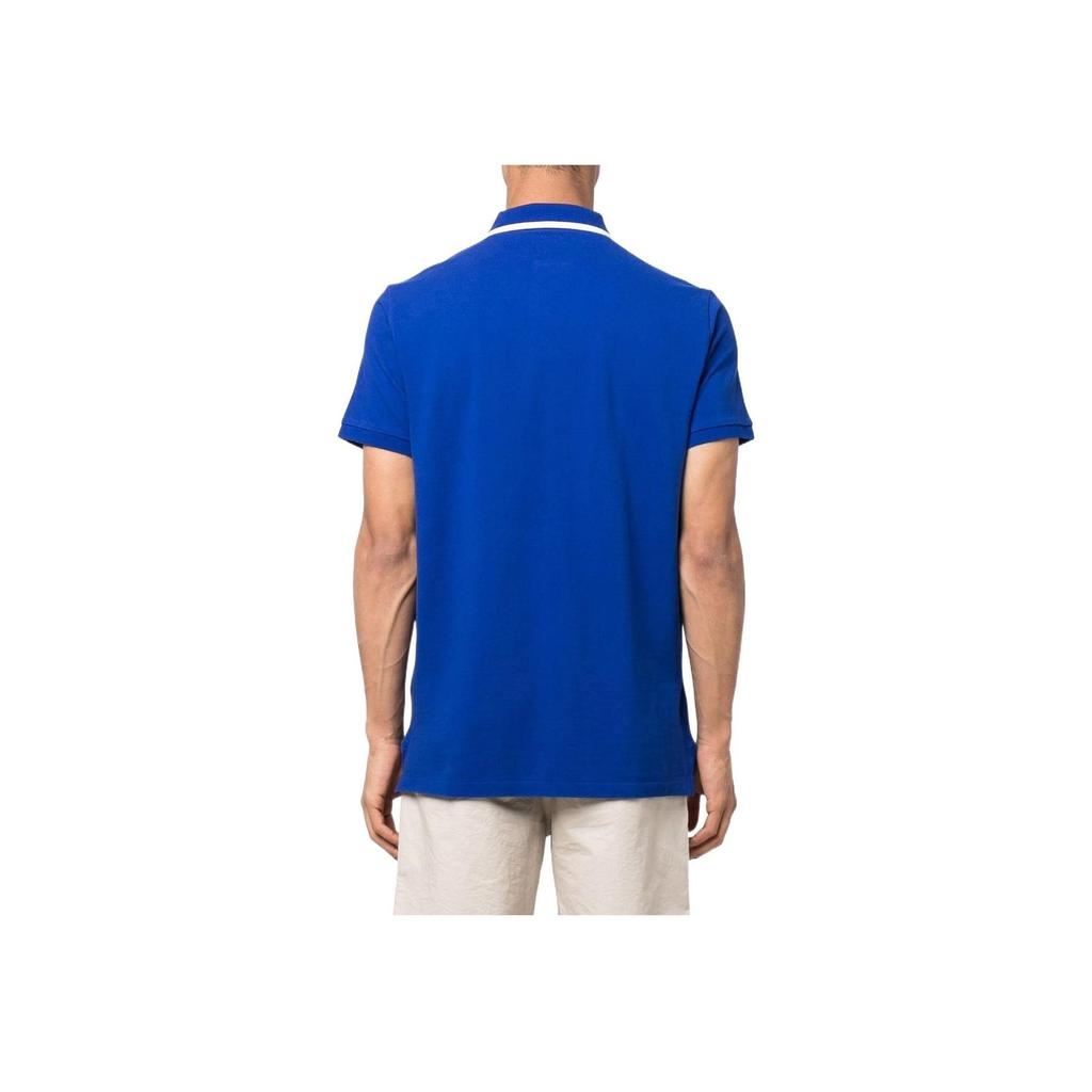 Polo Ralph Lauren SS22 Classic Bear Embroidered Short Sleeve Polo Shirt Men Tops Blue 710867573001