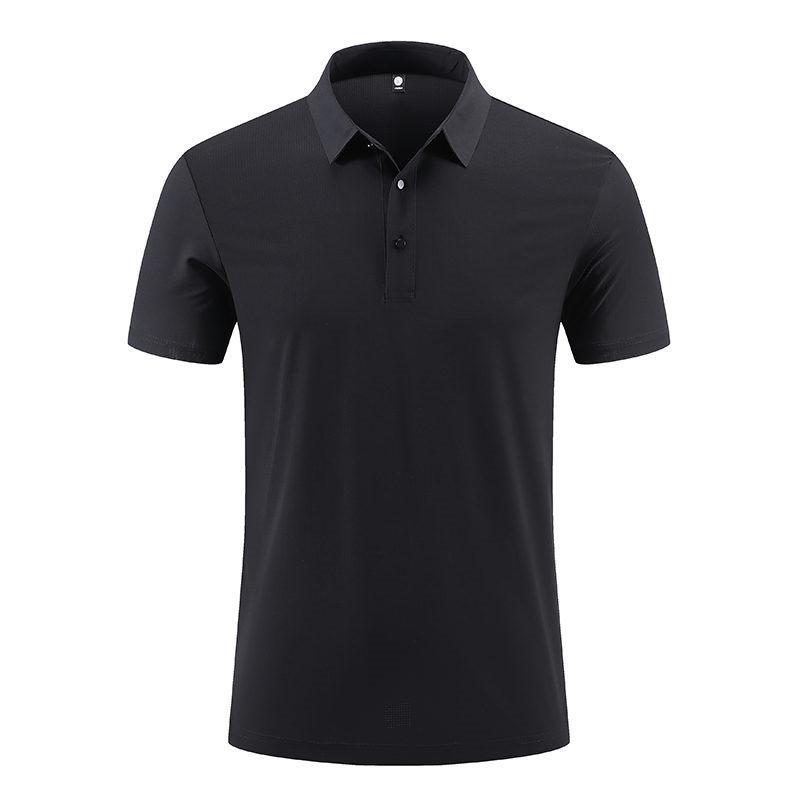 Summer Men's Middle-aged and Elderly Business Casual Polo Shirt, Collar T-shirt, Short Sleeved Men's Top