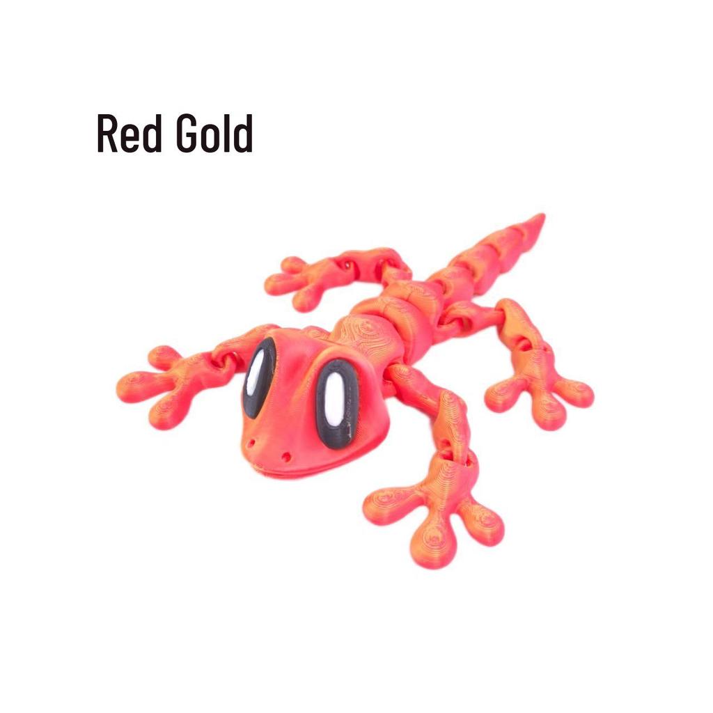 3D-gedruckter Gecko-Magnet-Schmuck - Kreative stereoskopische Auto-Dekoration und Geschenk