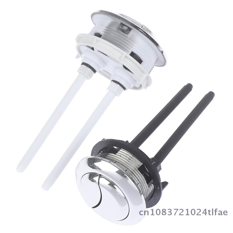 1 Pc Dual Flush Toilet Tank Button Round Shape Toilet Push Dual Flush Buttons