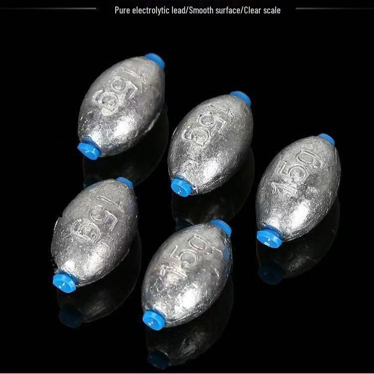 Outdoor Fishing Lead Sinker: Hollow Plastic Core, Line-Safe, Electrolytic Scale Lead Tackle Accessories.