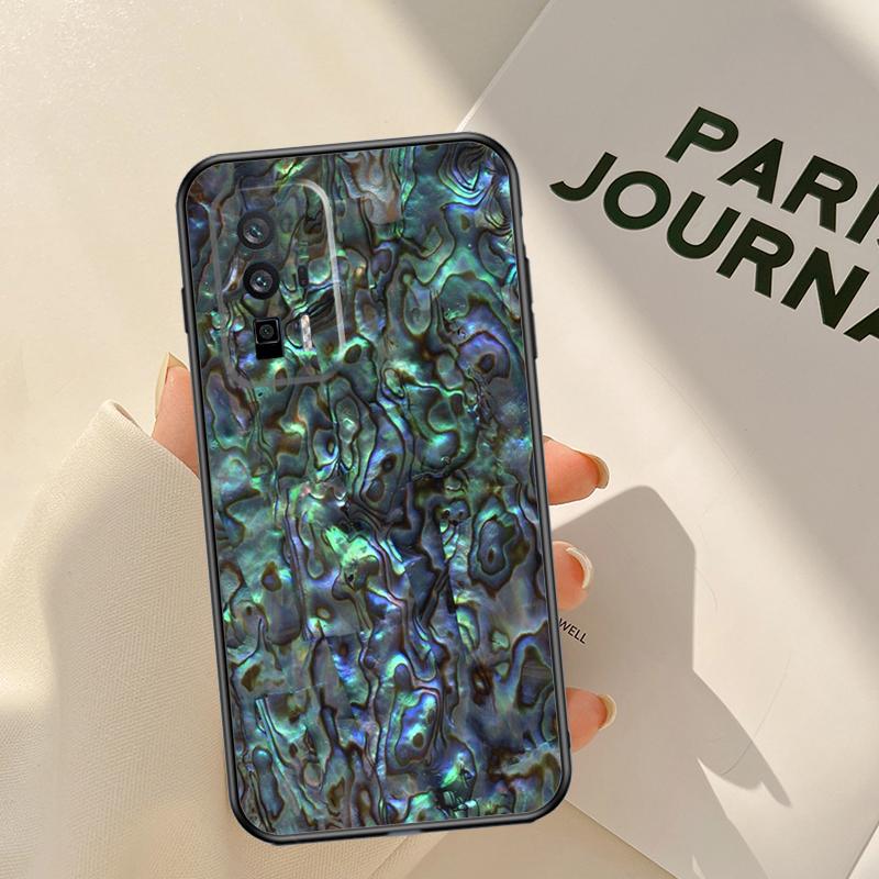 

Кейс из раковины Paua Abalone для Xiaomi 15 14 Ultra 13T 14T 15T Pro 17 Pro Max POCO X7 Pro X3 X5 X6 F5 F6 F7 F8 Чехол Xiaomi 15 Ultra