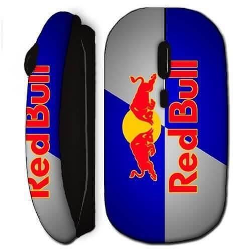 Bezdrátová myš - Redbull - Černá - Kompatibilní s Mac a PC - USB wifi - Bezdrátová technologie