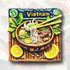 Vietnam Fridge Stickers Mekong River Travel Souvenirs Negeri Sabah Fridge Magnets Home Decoration Wedding Gifts