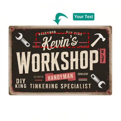 Custom Vintage Metal Sign Wall Decor For Home Garage