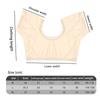 T-Shirt Shape Sweat Pads Washable Underarm Armpit Sweat Pads Reusable Perfume Absorbing Guards Shield Deodorant For Women