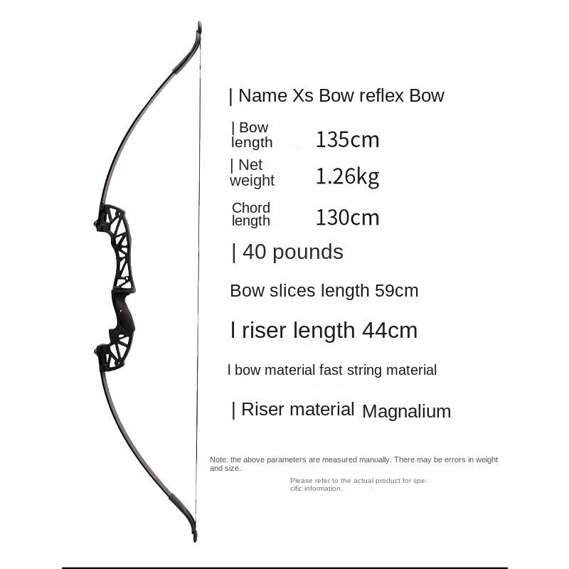 Buy Metal recurve bow straight pull bow archery competition competitive
